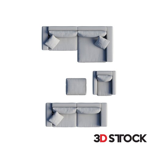 2d Sofa Set